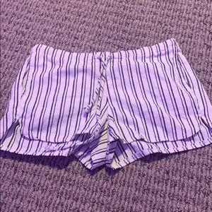 brandy melville striped shorts